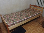 Кровать 1, 5 с матрасом